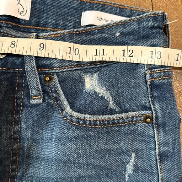 Sam Edelman High Rise Slim Straight Jeans - Picture 13 of 13